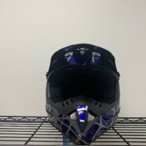YOUTH OFF-ROAD HELMET W121-SPIDER/BLUE