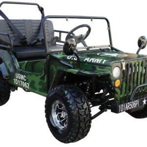 Deluxe Upgraded Mini-Jeep GO KART- Series 2 Dual Roll Bars