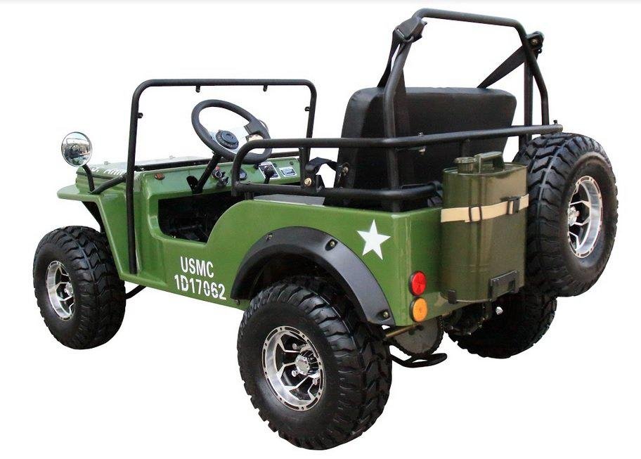 Deluxe Upgraded Mini-Jeep GO KART- Series 2 Dual Roll Bars - Image 2