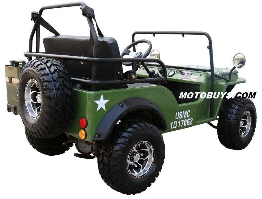 Deluxe Upgraded Mini-Jeep GO KART- Series 2 Dual Roll Bars - Image 6