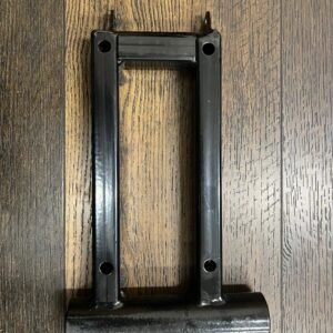 The engine mount plate installed bushings