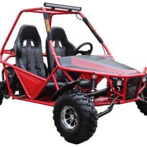 Vitacci Batman 200 Deluxe Go Kart / Buggy - Light Bar and Chrome Rims